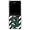 Michigan State University Spartans S Chevron Galaxy Z Flip5 5G Clear Case