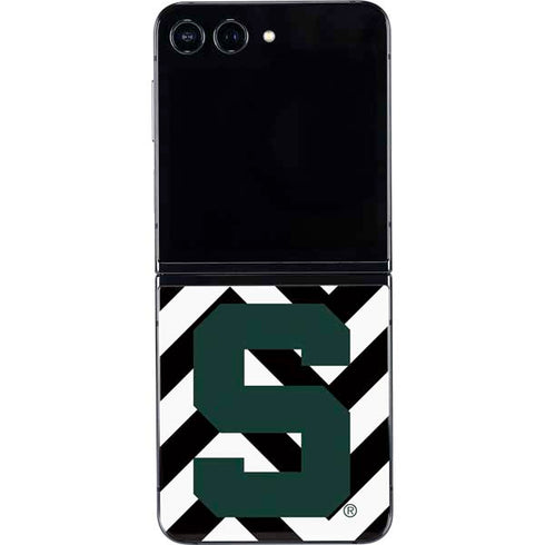 Michigan State University Spartans S Chevron Galaxy Z Flip5 5G Skin