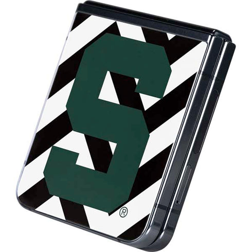 Michigan State University Spartans S Chevron Galaxy Z Flip5 5G Skin