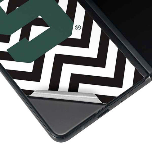 Michigan State University Spartans S Chevron Galaxy Z Fold4 5G Skin