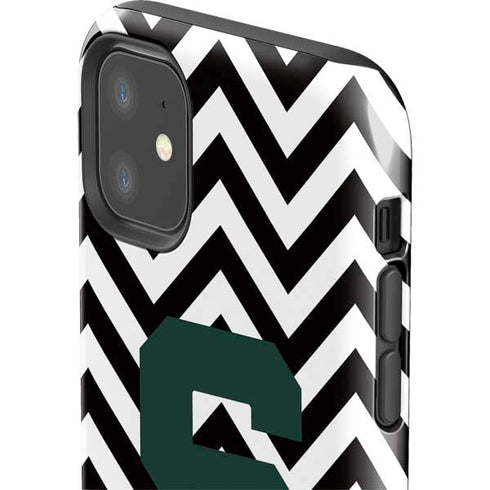 Michigan State University Spartans S Chevron iPhone 11 Impact Case
