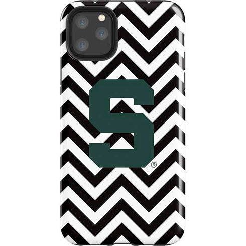 Michigan State University Spartans S Chevron iPhone 11 Pro Max Impact Case