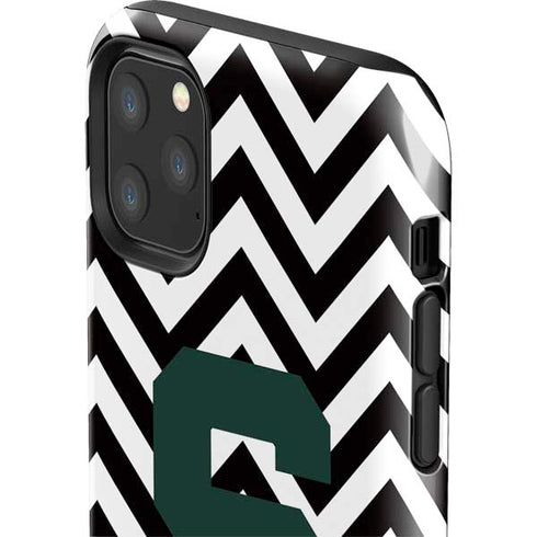 Michigan State University Spartans S Chevron iPhone 11 Pro Max Impact Case
