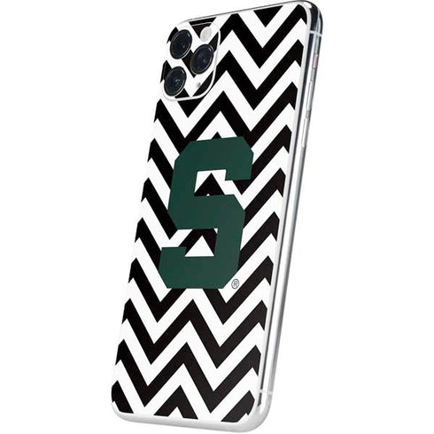 Michigan State University Spartans S Chevron iPhone 11 Pro Max Skin