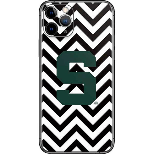 Michigan State University Spartans S Chevron iPhone 11 Pro Skin