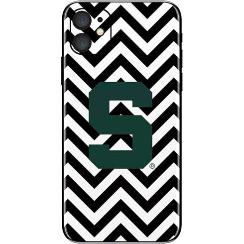 Michigan State University Spartans S Chevron iPhone 11 Skin