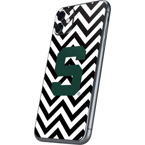 Michigan State University Spartans S Chevron iPhone 11 Skin