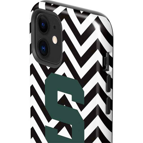 Michigan State University Spartans S Chevron iPhone 12 Impact Case