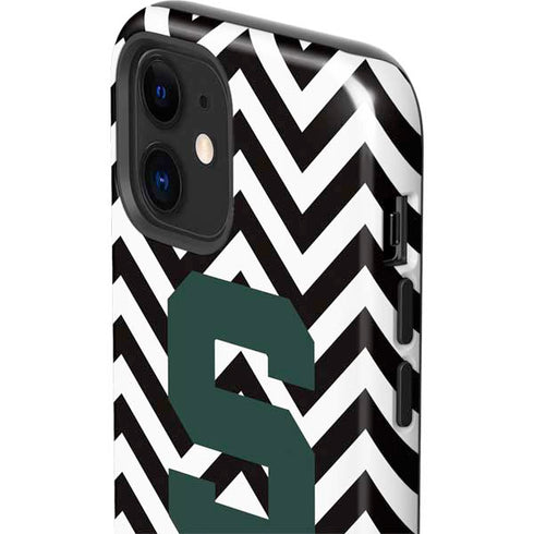 Michigan State University Spartans S Chevron iPhone 12 Mini Impact Case