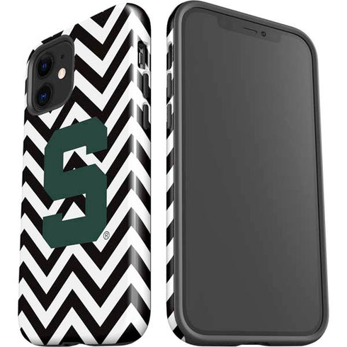 Michigan State University Spartans S Chevron iPhone 12 Mini Impact Case