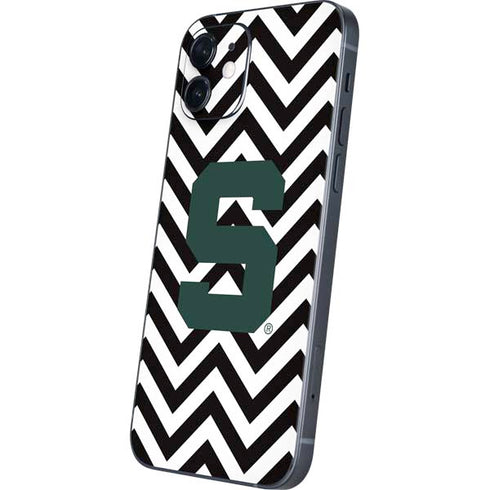 Michigan State University Spartans S Chevron iPhone 12 Mini Skin