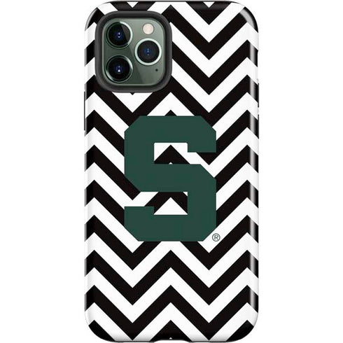 Michigan State University Spartans S Chevron iPhone 12 Pro Impact Case