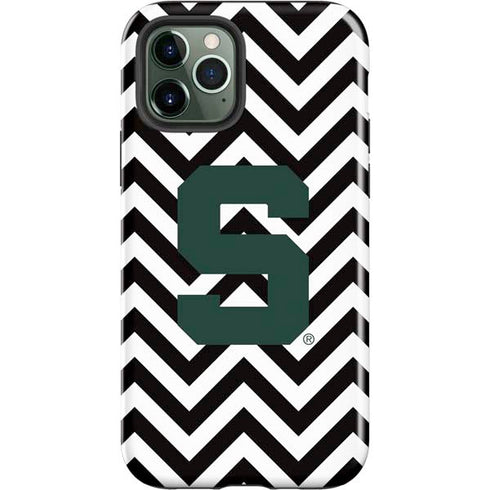 Michigan State University Spartans S Chevron iPhone 12 Pro Max Impact Case