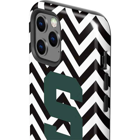 Michigan State University Spartans S Chevron iPhone 12 Pro Max Impact Case