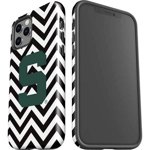 Michigan State University Spartans S Chevron iPhone 12 Pro Max Impact Case