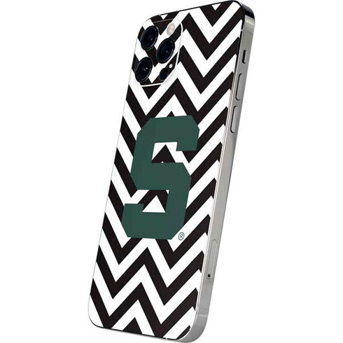 Michigan State University Spartans S Chevron iPhone 12 Pro Skin