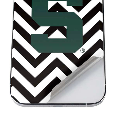 Michigan State University Spartans S Chevron iPhone 12 Pro Skin