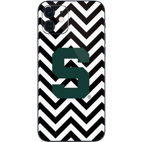 Michigan State University Spartans S Chevron iPhone 12 Skin