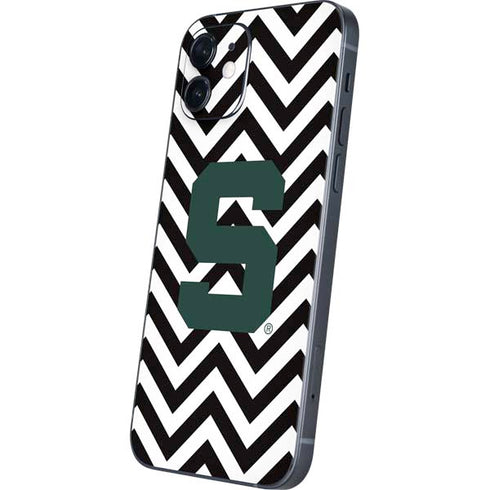 Michigan State University Spartans S Chevron iPhone 12 Skin