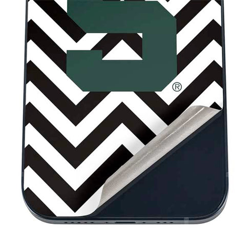 Michigan State University Spartans S Chevron iPhone 12 Skin