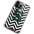 Michigan State University Spartans S Chevron iPhone 13 Pro Clear Case