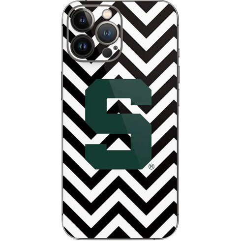 Michigan State University Spartans S Chevron iPhone 13 Pro Max Skin