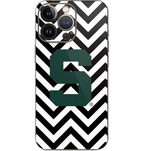 Michigan State University Spartans S Chevron iPhone 13 Pro Skin