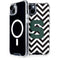 Michigan State University Spartans S Chevron iPhone 14 Plus MagSafe Case