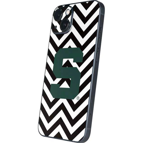Michigan State University Spartans S Chevron iPhone 15 Plus Skin