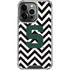 Michigan State University Spartans S Chevron iPhone 15 Pro Clear Case
