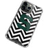 Michigan State University Spartans S Chevron iPhone 14 Pro Clear Case
