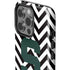 Michigan State University Spartans S Chevron iPhone 14 Pro Impact Case