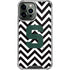 Michigan State University Spartans S Chevron iPhone 14 Pro Max Clear Case