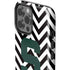 Michigan State University Spartans S Chevron iPhone 14 Pro Max Impact Case