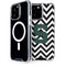 Michigan State University Spartans S Chevron iPhone 14 Pro Max MagSafe Case