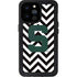 Michigan State University Spartans S Chevron iPhone 14 Pro Max Waterproof Case