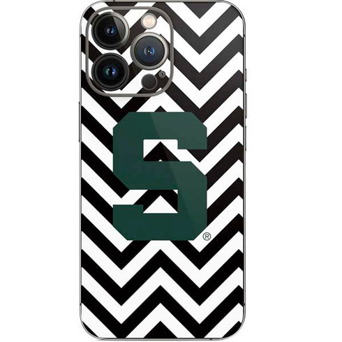 Michigan State University Spartans S Chevron iPhone 15 Pro Skin