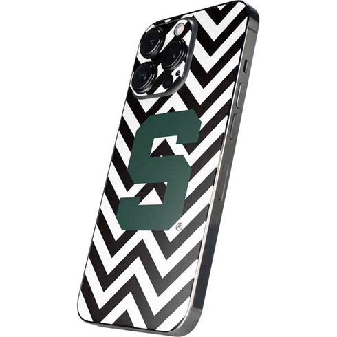 Michigan State University Spartans S Chevron iPhone 14 Pro Skin