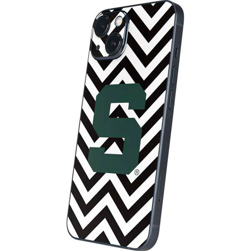 Michigan State University Spartans S Chevron iPhone 14 Skin