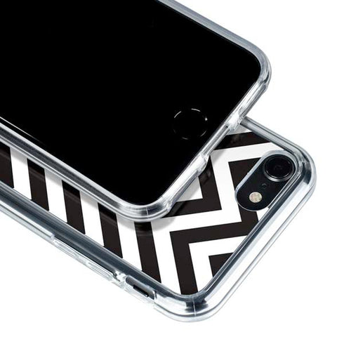 Michigan State University Spartans S Chevron iPhone SE (2nd & 3rd Gen) Clear Case