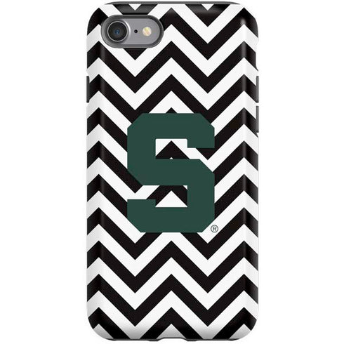 Michigan State University Spartans S Chevron iPhone SE (2nd & 3rd Gen) Pro Case