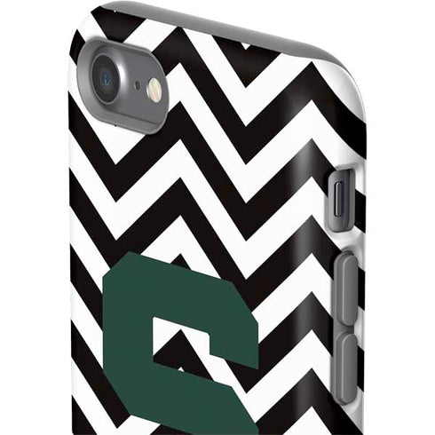 Michigan State University Spartans S Chevron iPhone SE (2nd & 3rd Gen) Pro Case