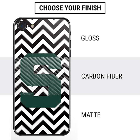 Michigan State University Spartans S Chevron iPhone SE (2nd & 3rd Gen) Skin
