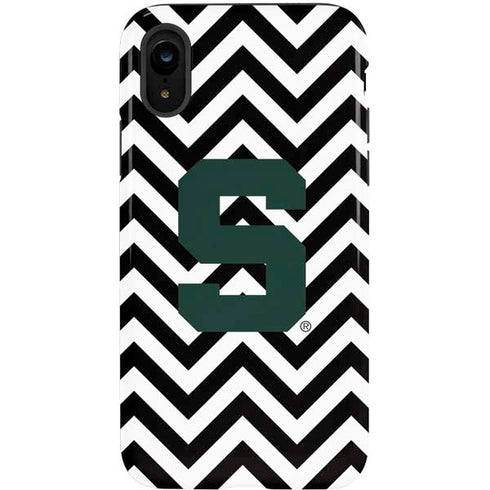 Michigan State University Spartans S Chevron iPhone XR Pro Case