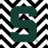 Michigan State University Spartans S Chevron iPhone XR Pro Case