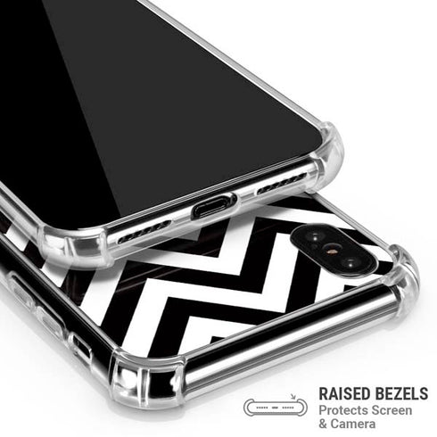 Michigan State University Spartans S Chevron iPhone XS Max Clear Case