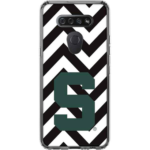 Michigan State University Spartans S Chevron LG K51/Q51 Clear Case