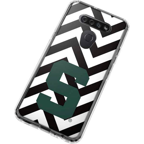Michigan State University Spartans S Chevron LG K51/Q51 Clear Case