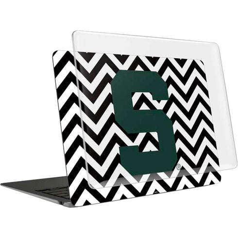 Michigan State University Spartans S Chevron MacBook Air 13in M1 (2021) Case plus Skin