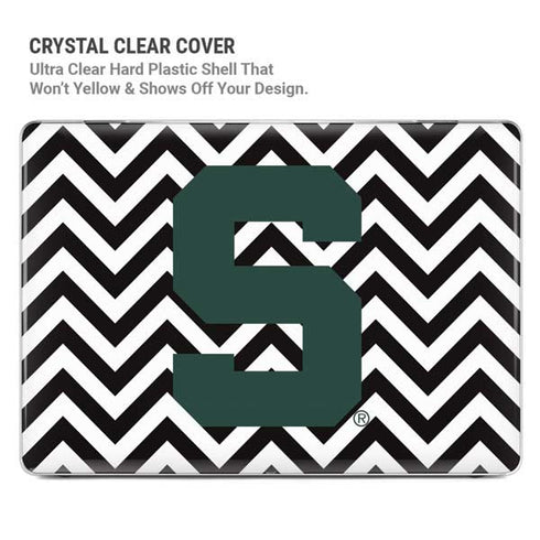 Michigan State University Spartans S Chevron MacBook Pro 13in (2020) Case plus Skin